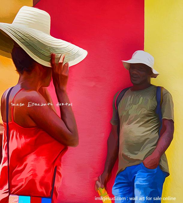 Visual art, digital image for wall art